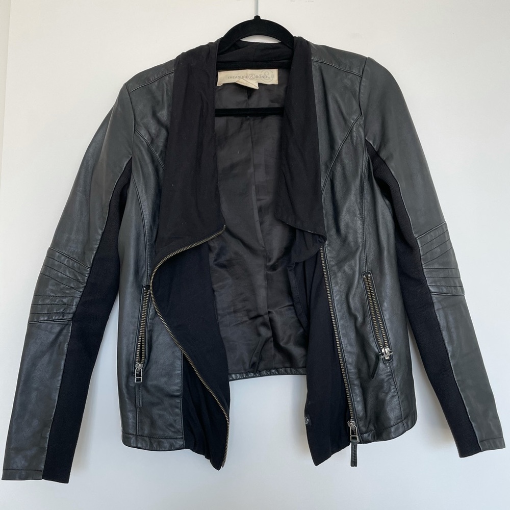 Treasure and Bond Leather Jacket